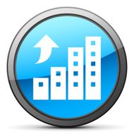 Apartment Buildings icon on a round button N9