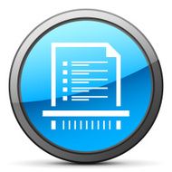 Document icon on a round button N82