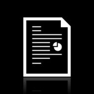 Document icon on a black background N20