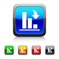 Bar Graph icon on color buttons N14