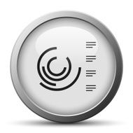 Radial Bar Chart icon on a silver button N3