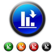 Bar Graph icon on round buttons N19