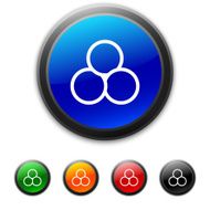 Venn Diagram icon on round buttons N5