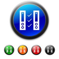 Network Server icon on round buttons N6