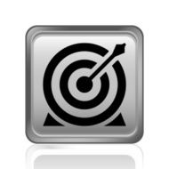 Target icon on a square button N15