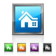 Home icon on square buttons N6