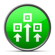 Logistics icon on a round button N24