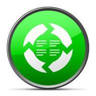 Chevron Chart icon on a round button N45
