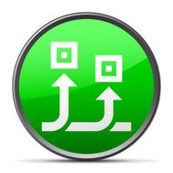 Conveyor icon on a round button N13