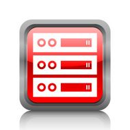 Network Server icon on a square button N11