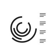 Radial Bar Chart icon on a white background N16