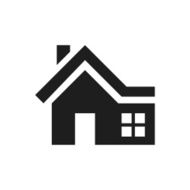 Home icon on a white background N9