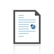 Document icon on a white background N68