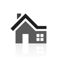 Home icon on a white background N12