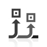 Conveyor icon on a white background N12