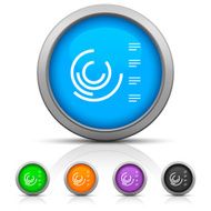 Radial Bar Chart icon on round buttons N6