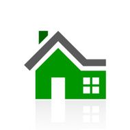 Home icon on a white background N13
