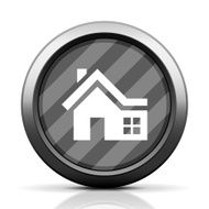 Home icon on a round button N16