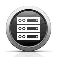 Network Server icon on a round button N31