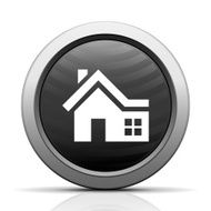 Home icon on a round button N17