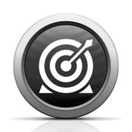 Target icon on a round button N36