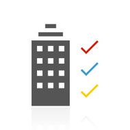Office Building icon on a white background N29