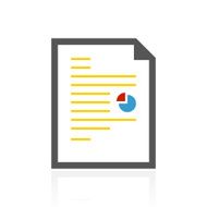 Document icon on a white background N75