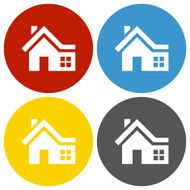 Home icon on circle buttons N3