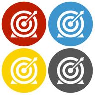 Target icon on circle buttons N6