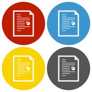 Document icon on circle buttons N19