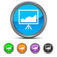 Projector Screen icon on circle buttons N3