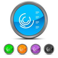 Radial Bar Chart icon on circle buttons N6