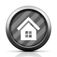 Home icon on a round button N21