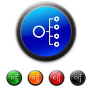 Organization Chart icon on round buttons N5