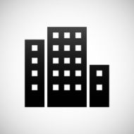 Office Building icon on a white background N30