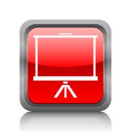 Projector Screen icon on a square button N8