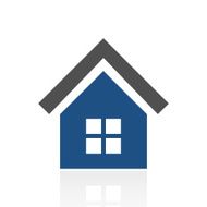 Home icon on a white background N16