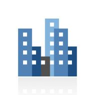 Office Buildings icon on a white background N2