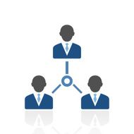 Leadership icon on a white background N3