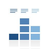 Bar Graph icon on a white background N81