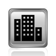 Office Building icon on a square button N19