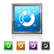 Donut Chart icon on square buttons N11