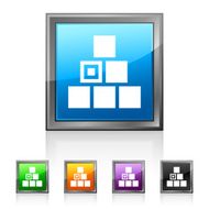 Logistics icon on square buttons N10