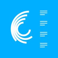 Radial Bar Chart icon on a blue background N4