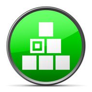 Logistics icon on a round button N33