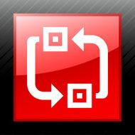 Conveyor icon on a square button N11