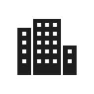 Office Building icon on a white background N33