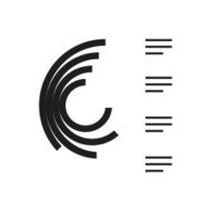 Radial Bar Chart icon on a white background N25