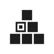 Logistics icon on a white background N25