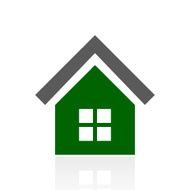 Home icon on a white background N20